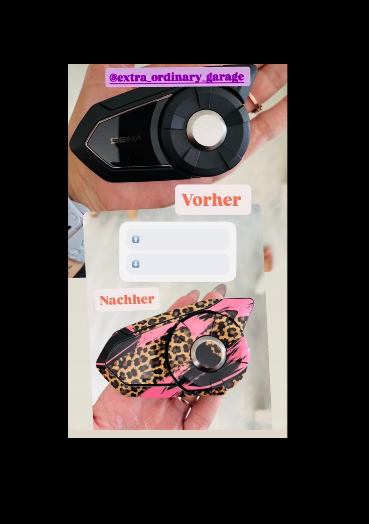 Custom Skin für Sena 30K – Full Cover, personalisierbar