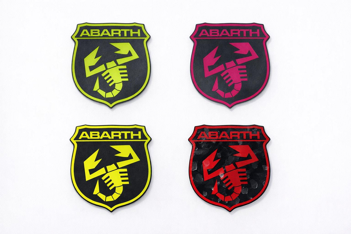 Fiat 500 Abarth Emblem-Overlay Lenkrad – Wunschfarbe