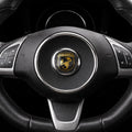 Fiat 500 Abarth Emblem-Overlay Lenkrad – Wunschfarbe