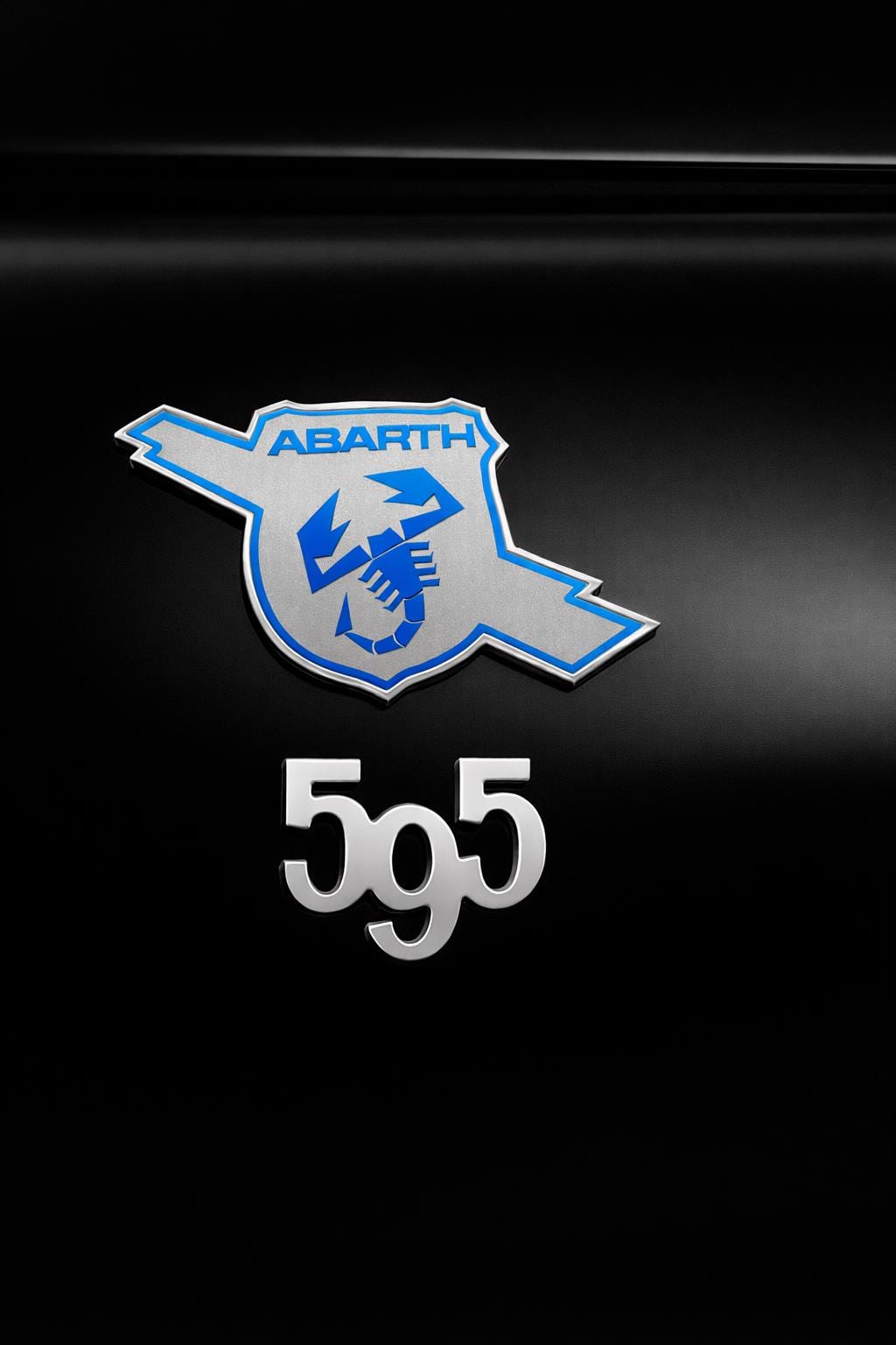 Fiat 500 Abarth Skorpion Emblem-Overlay Kotflügel – Wunschfarbe