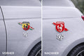 Fiat 500 Abarth Skorpion Emblem-Overlay Kotflügel – Wunschfarbe