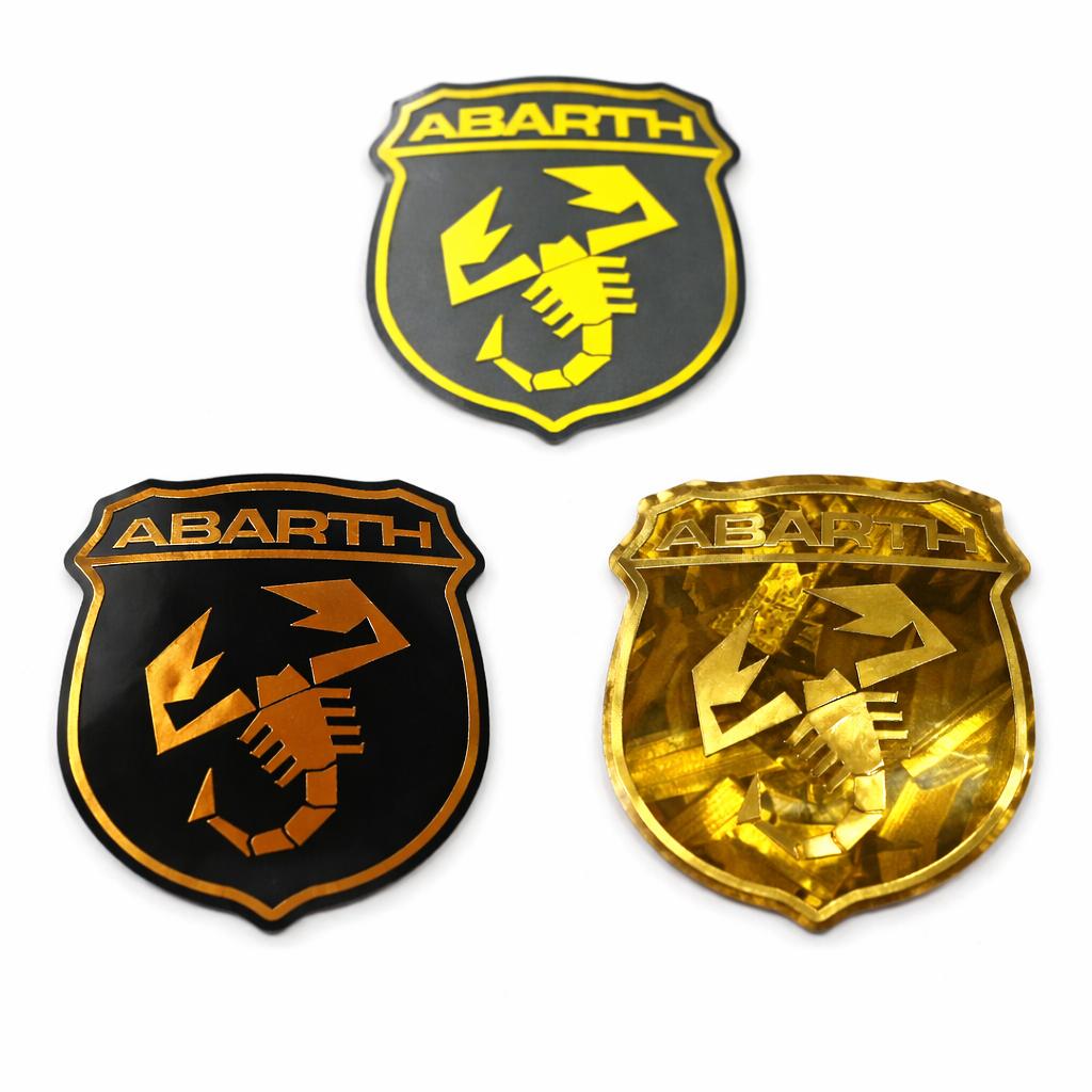 Fiat 500 Abarth Emblem-Overlay Lenkrad – Wunschfarbe