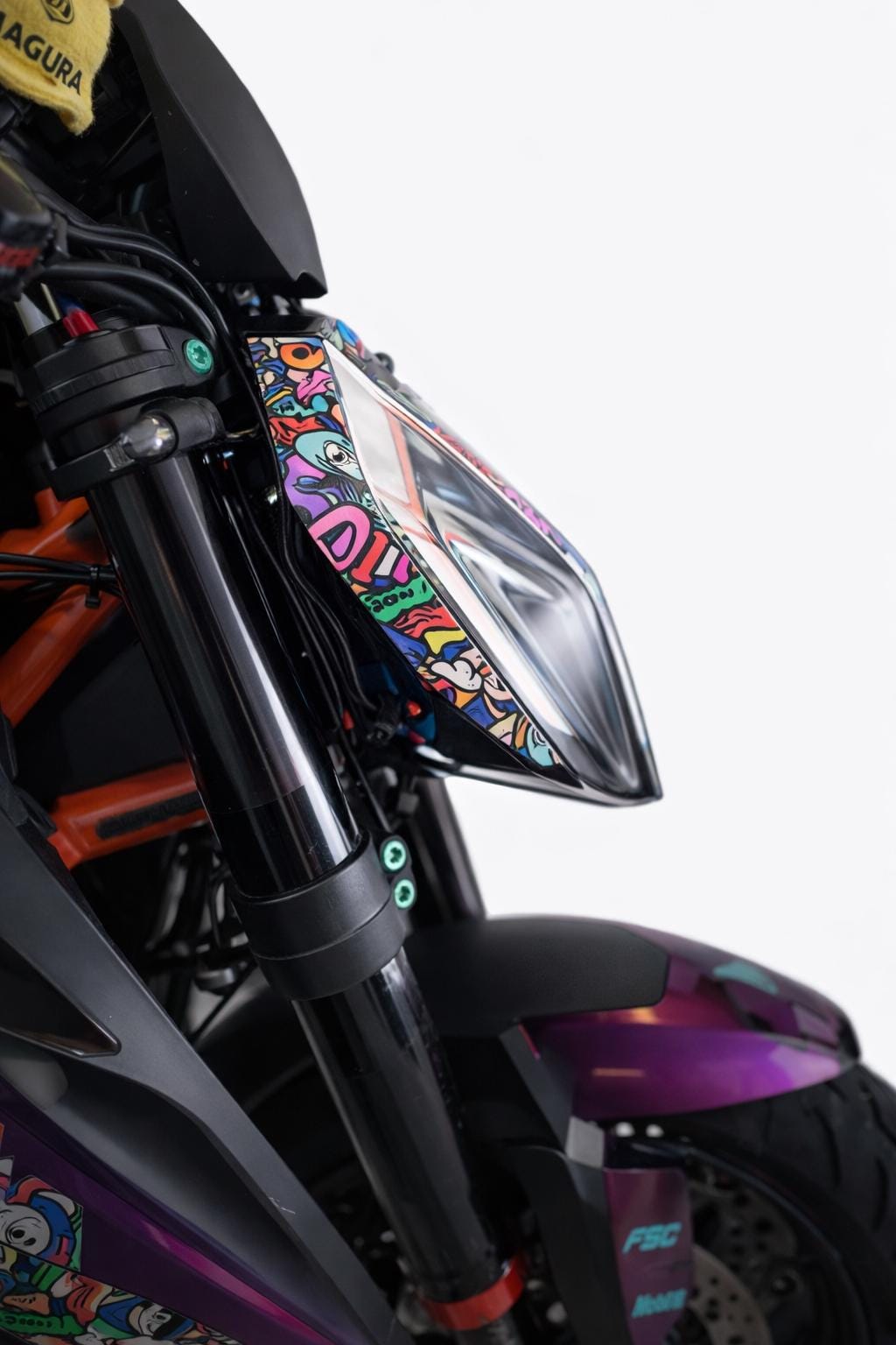 KTM 1290 Super Duke R 3.0 Scheinwerfer-Seitenaufkleber (2020–2025)