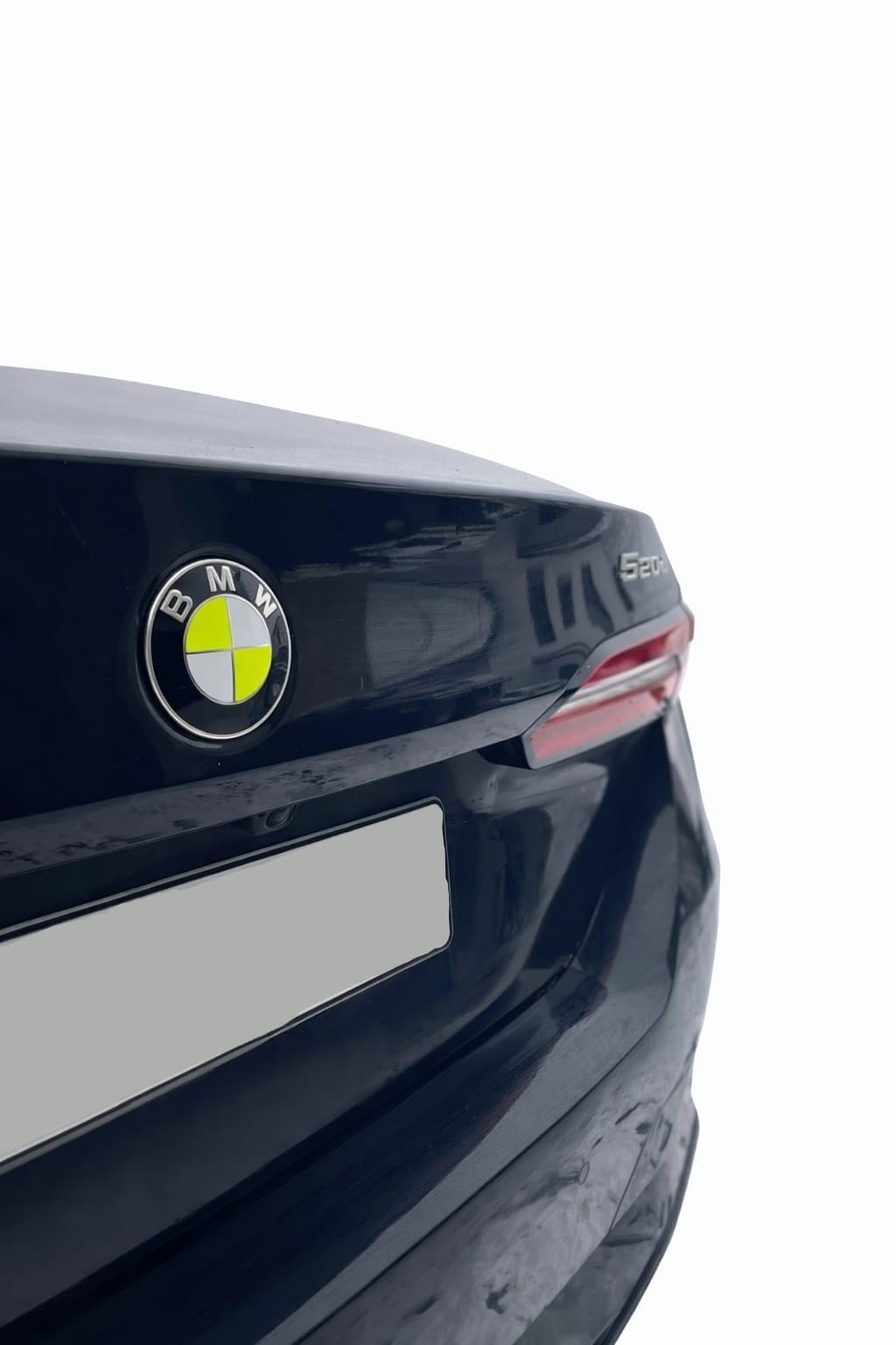 Emblem-Overlay Set für BMW (7-teilig) – Haube, Heck, Felgen & Lenkrad