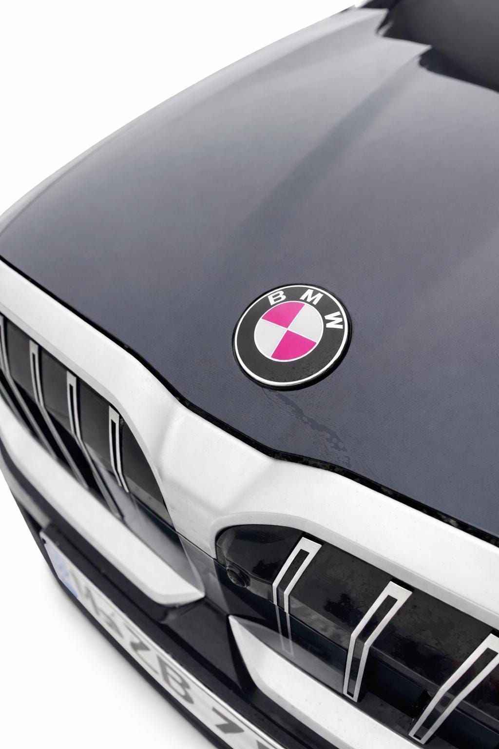 Emblem-Overlay Set für BMW (7-teilig) – Haube, Heck, Felgen & Lenkrad