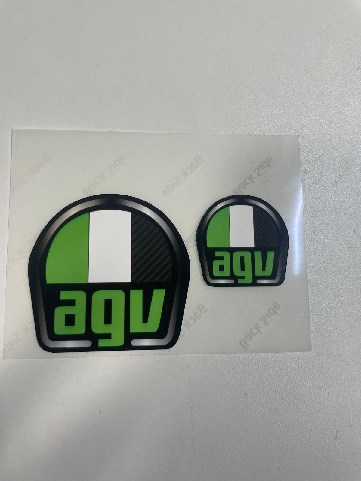 Helm-Logo Sticker für AGV K-Serie & Pista – Wunschfarbe