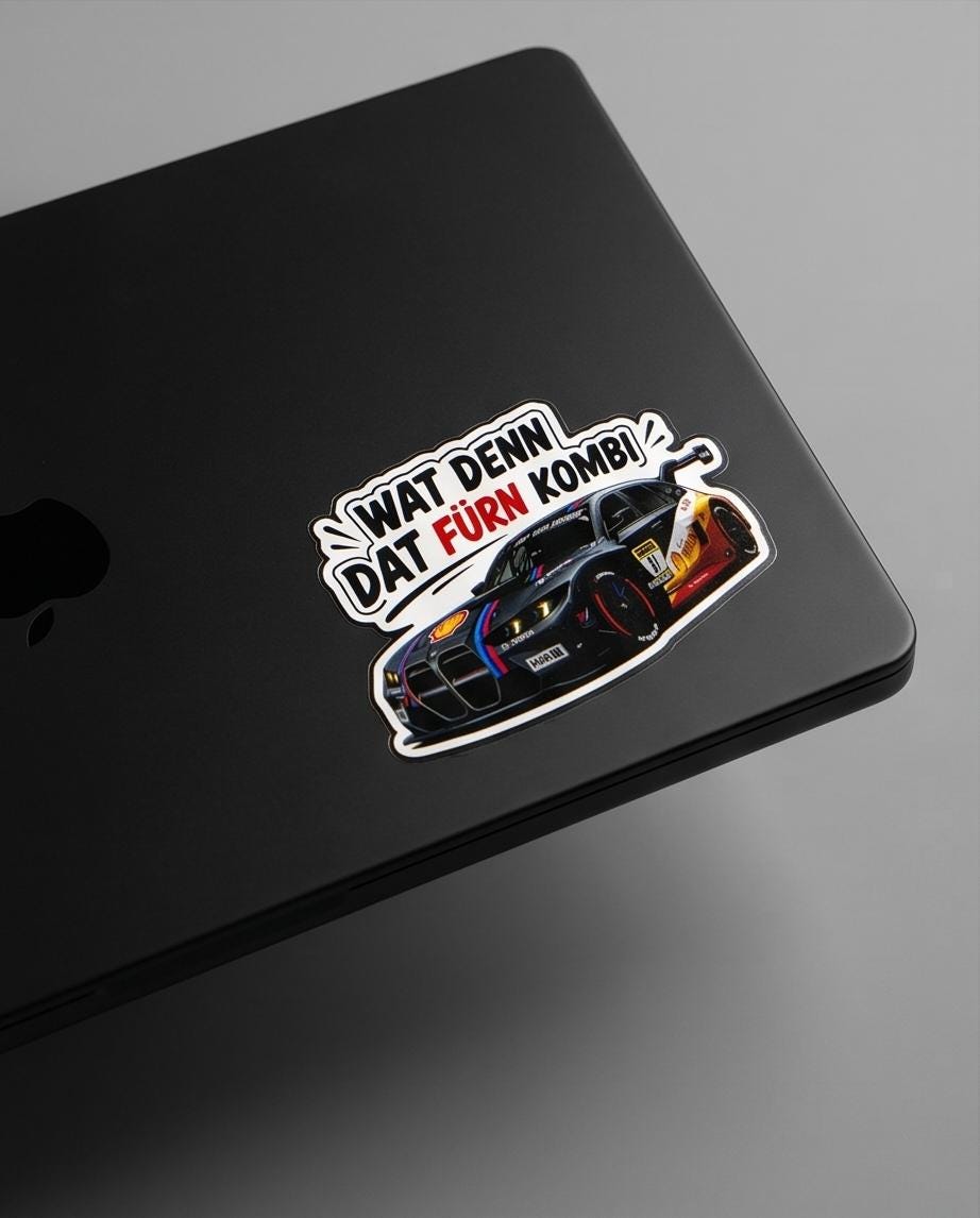 „Wat denn dat fürn Kombi“ Sticker-Bundle – Car Meme für Touring-Fans