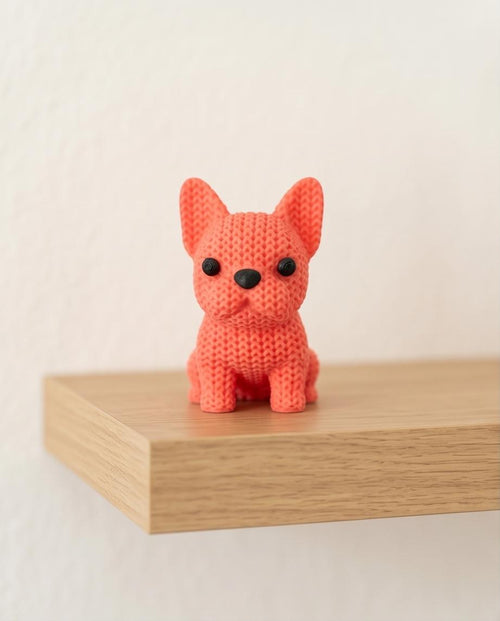 3D-gedruckte French Bulldog Figur – Frenchie Deko & Geschenk