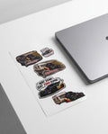Nürburgring Sticker-Bundle – Nordschleife Motorsport Aufkleber