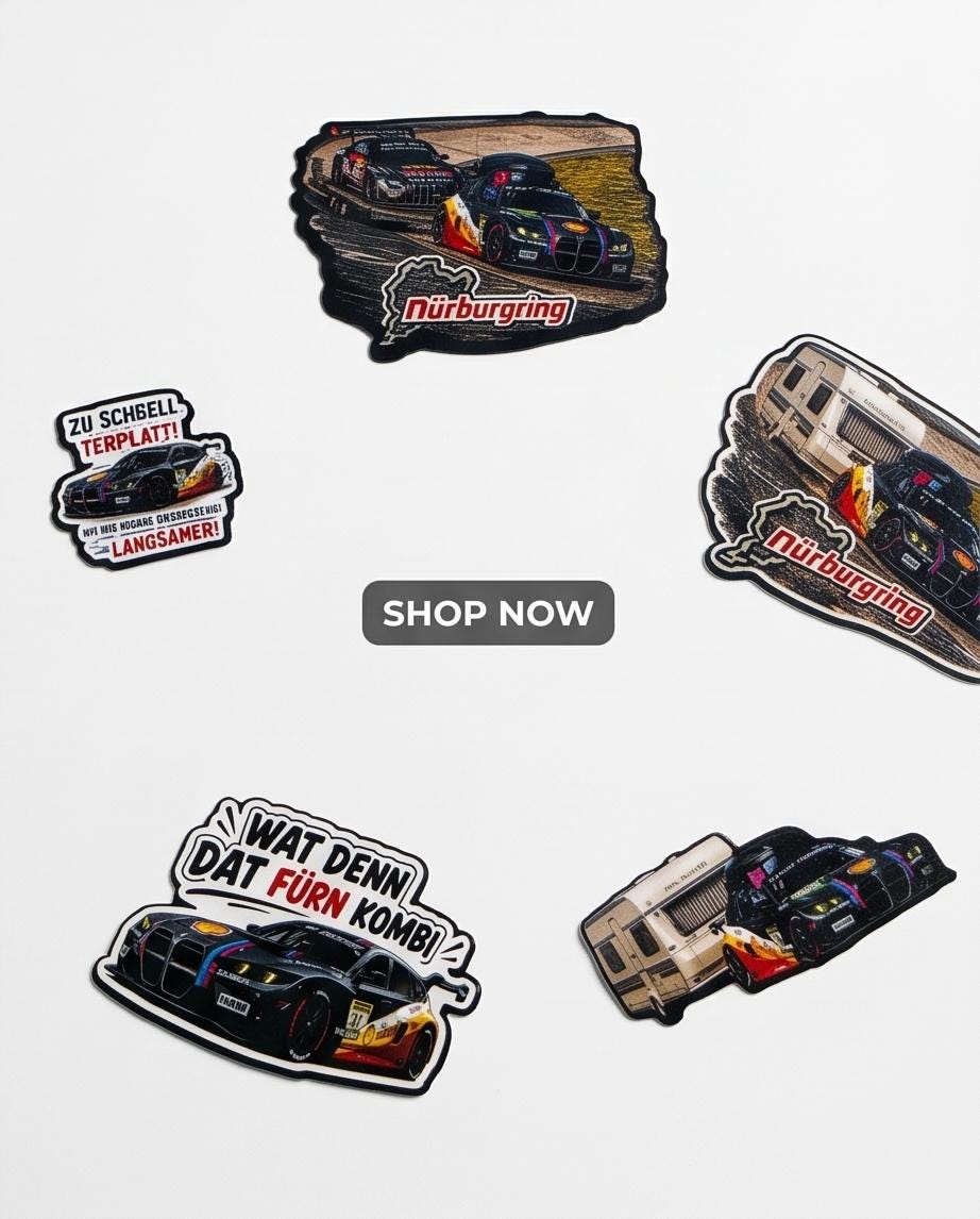 Nürburgring Sticker-Bundle – Nordschleife Motorsport Aufkleber