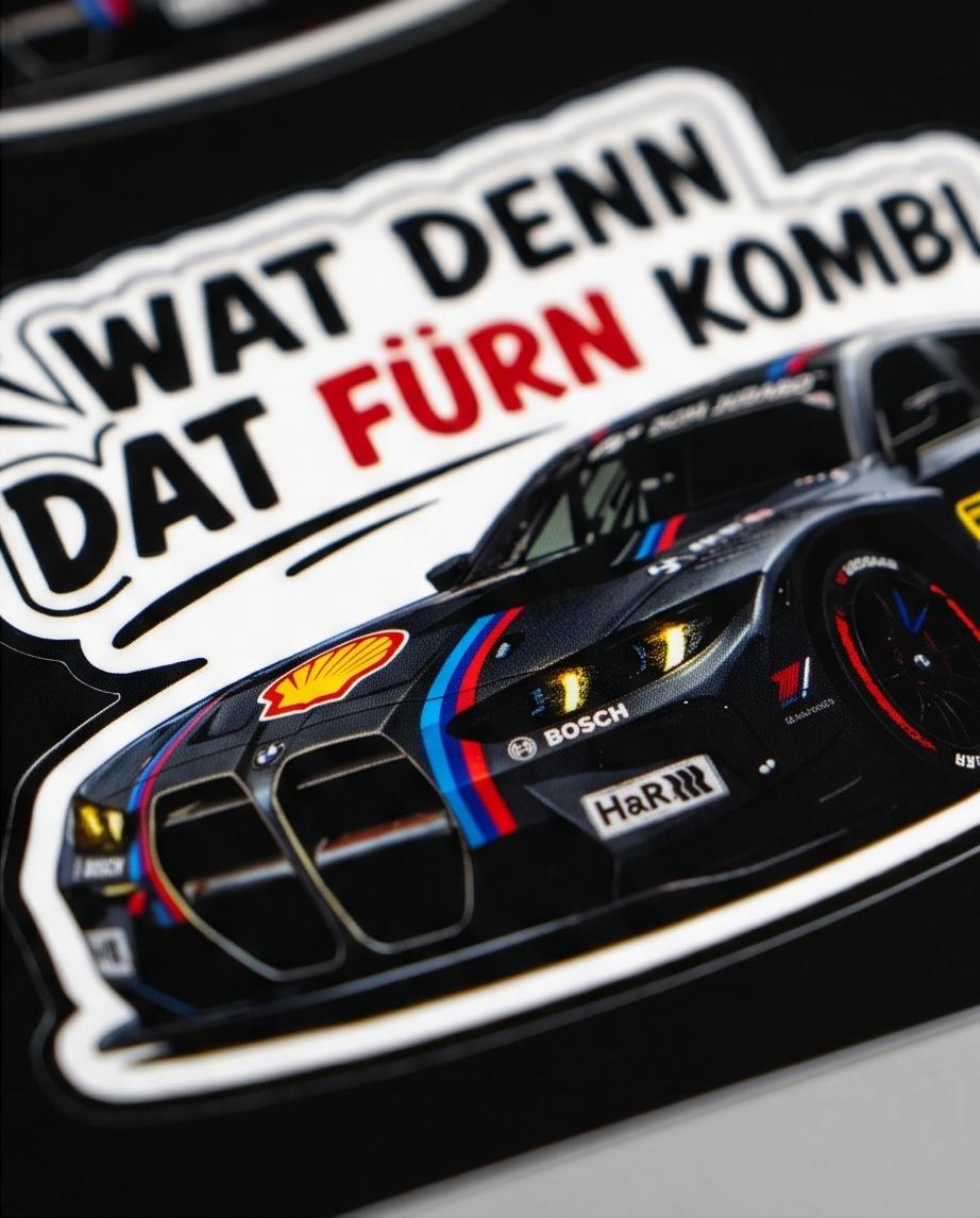 „Wat denn dat fürn Kombi“ Sticker-Bundle – Car Meme für Touring-Fans