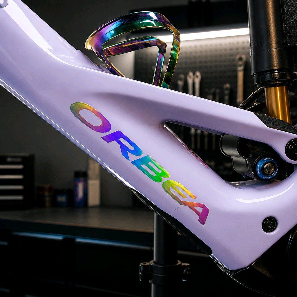 Logo-Overlay für Orbea Wild, Rise, Oiz, Orca & Terra – MTB / E-Bike
