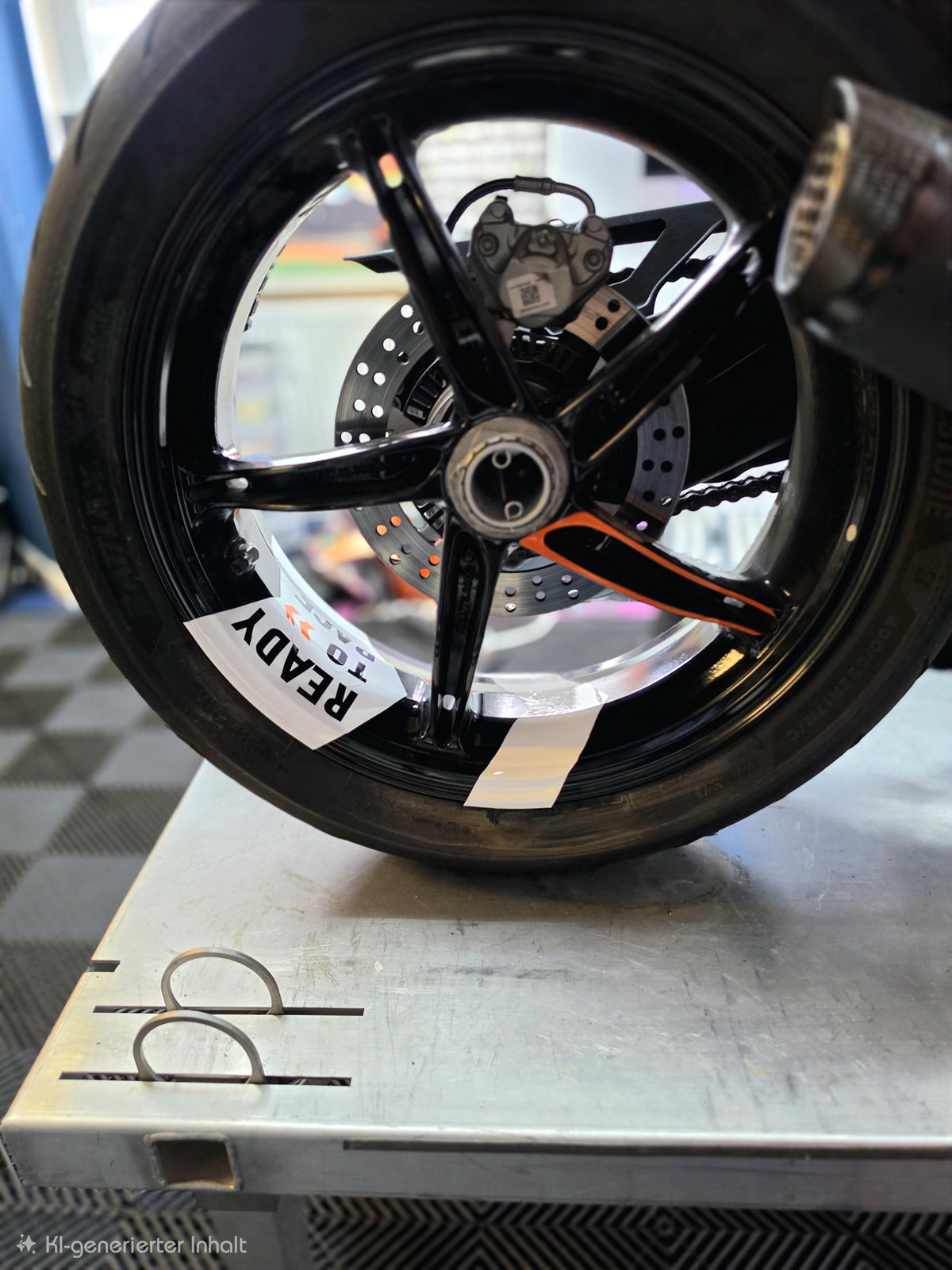 Felgenaufkleber für KTM – Pfeil-Design im Racing-Look