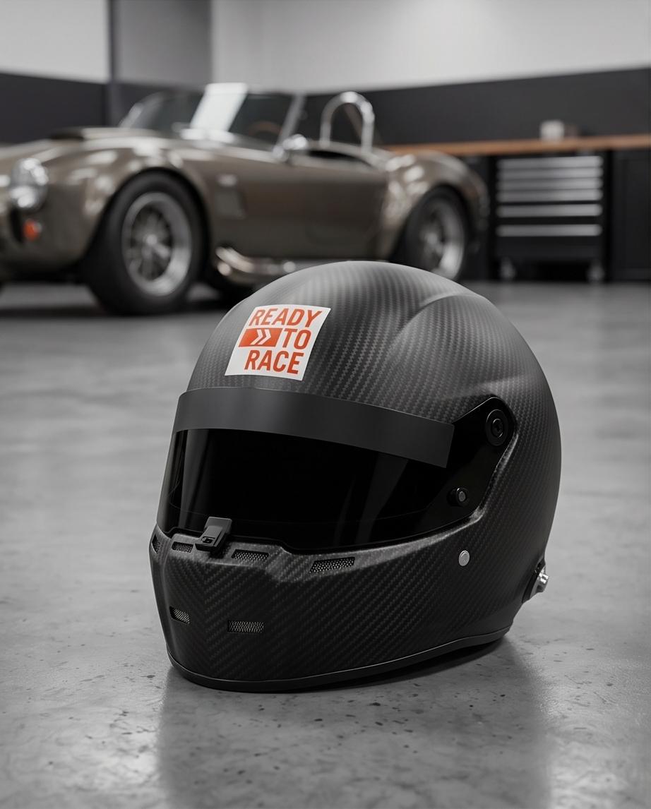 „Ready to Race“ Motorrad Aufkleber – Racing Vinyl Grafik