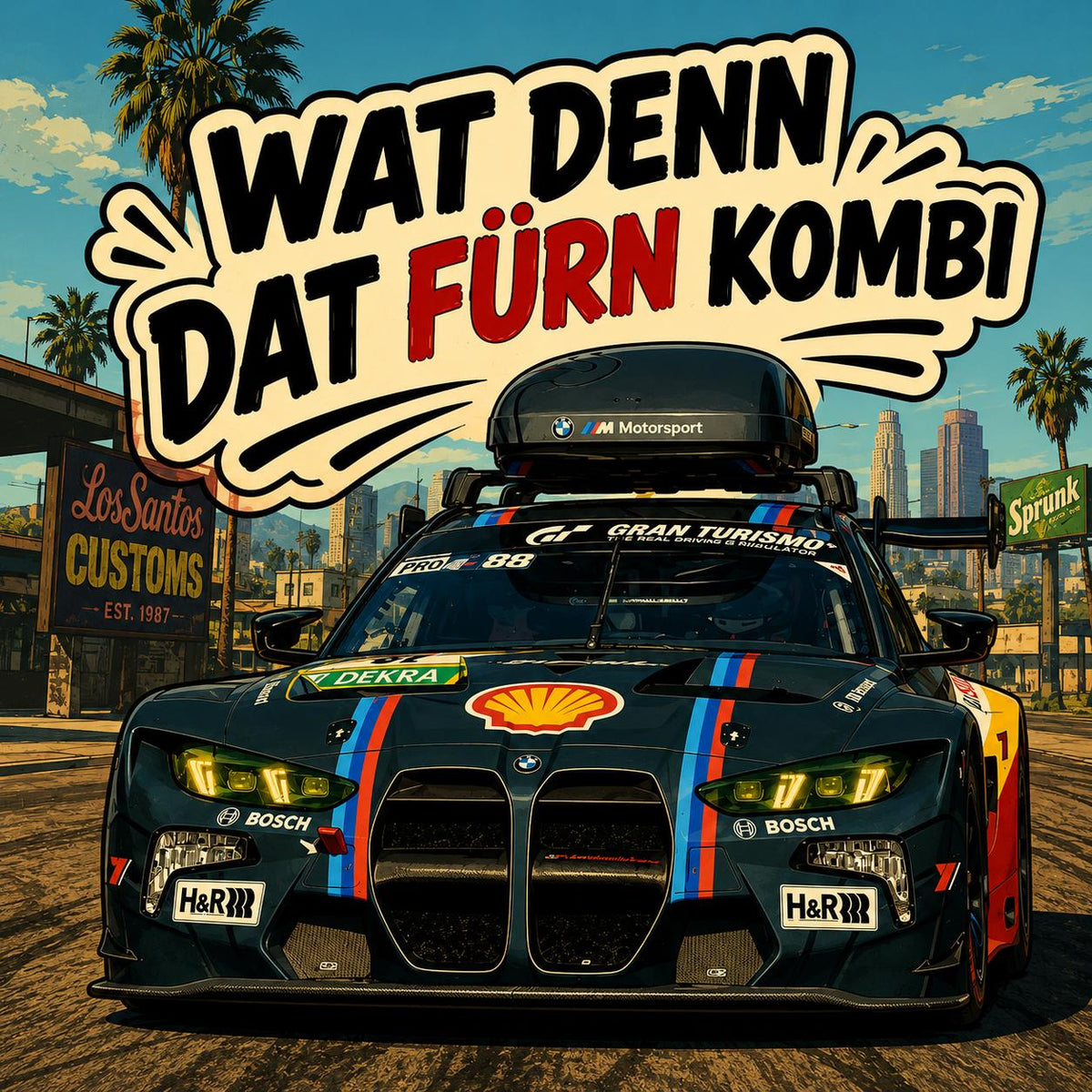 „Wat denn dat fürn Kombi“ Sticker-Bundle – Car Meme für Touring-Fans