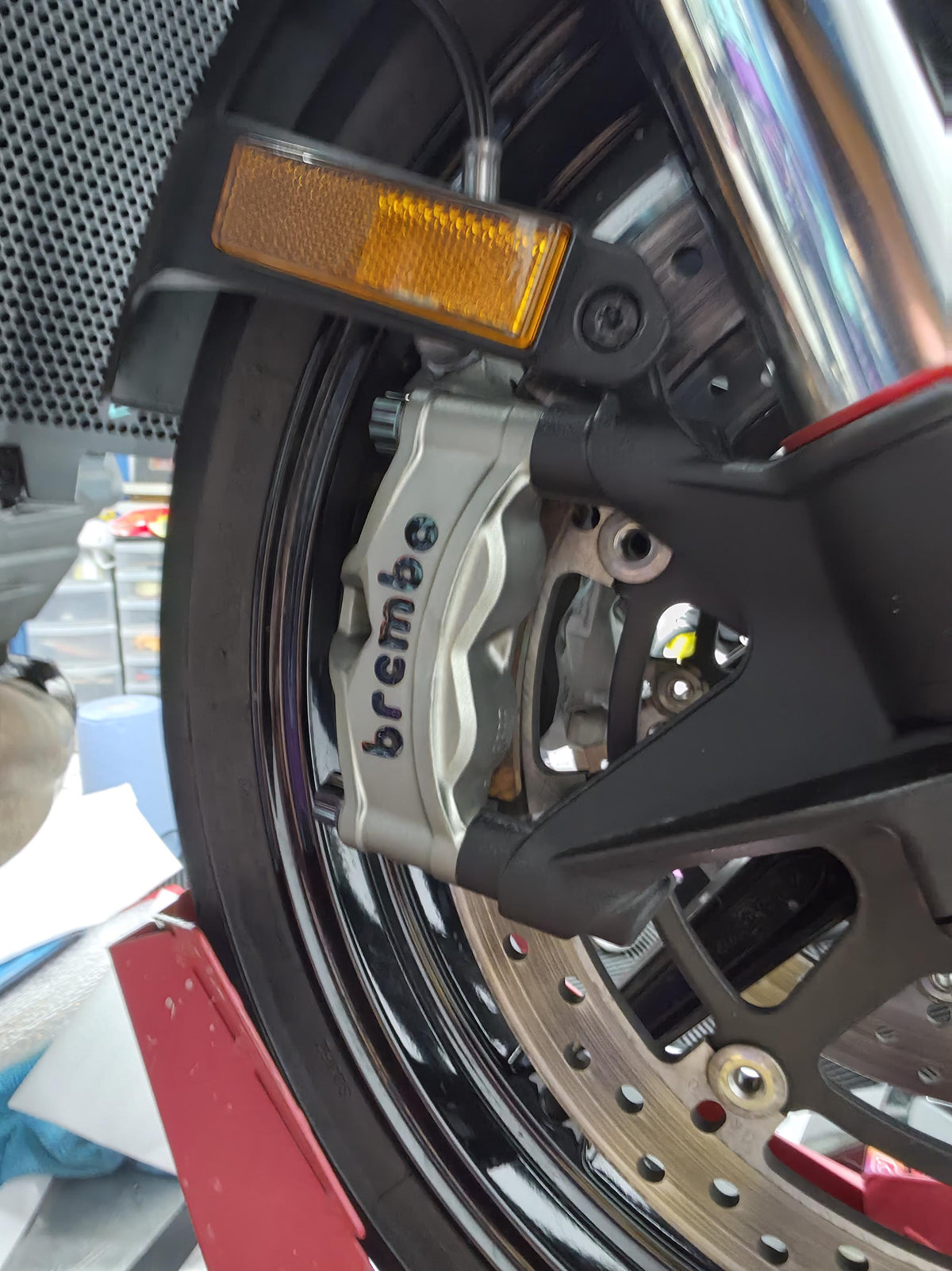 Bremssattel Aufkleber-Set für Brembo M40 / M50 / Stylema – Wunschfarbe
