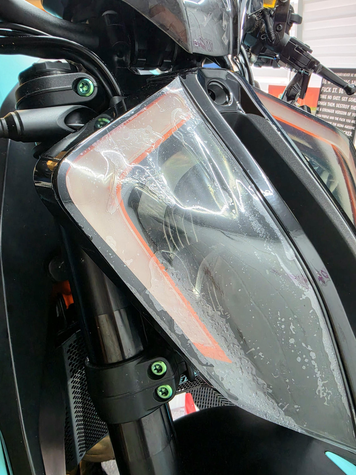 KTM 1290 Super Duke R 3.0 Scheinwerfer-Schutzfolie (PPF)