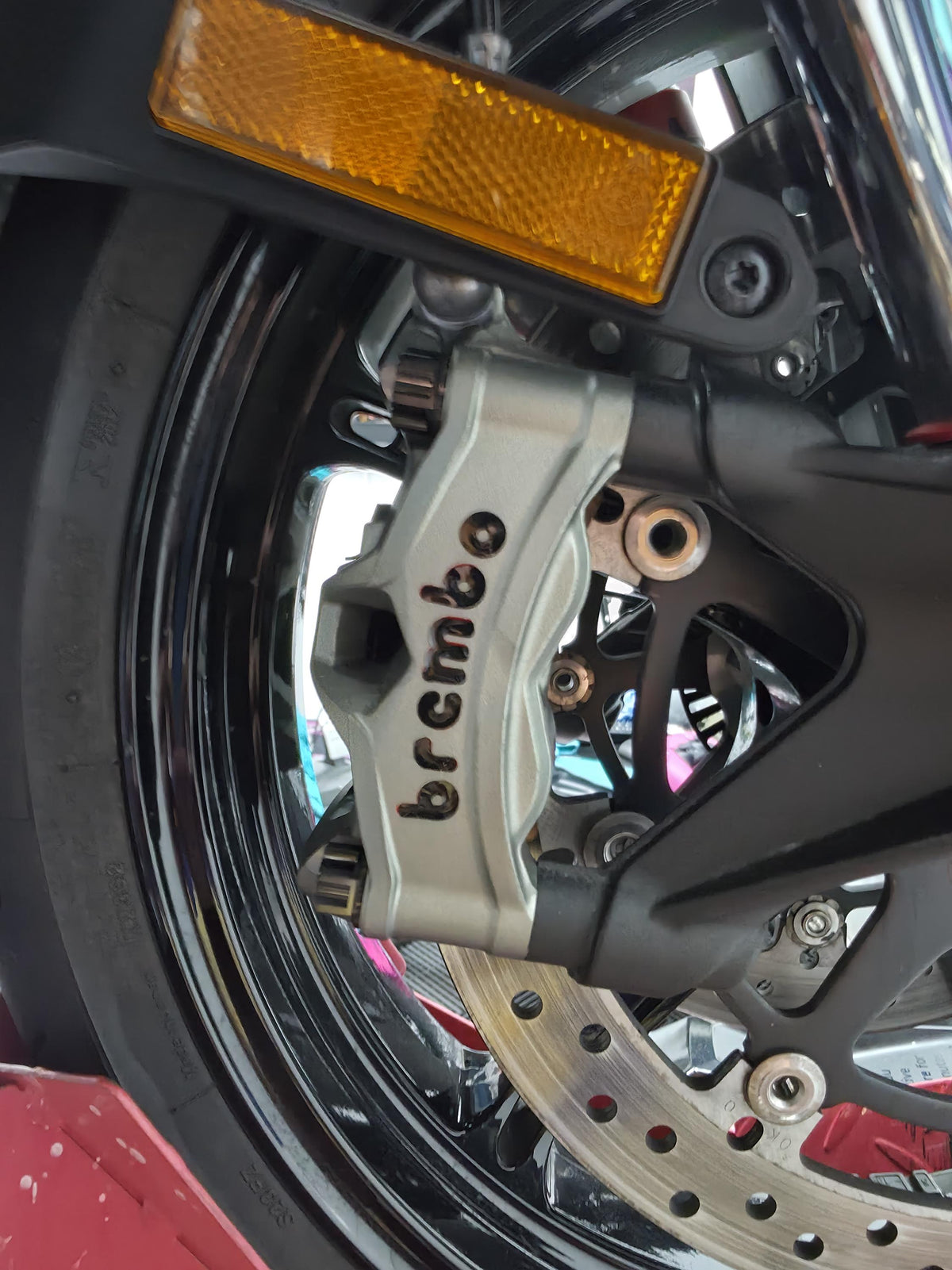 Bremssattel Aufkleber-Set für Brembo M40 / M50 / Stylema – Wunschfarbe