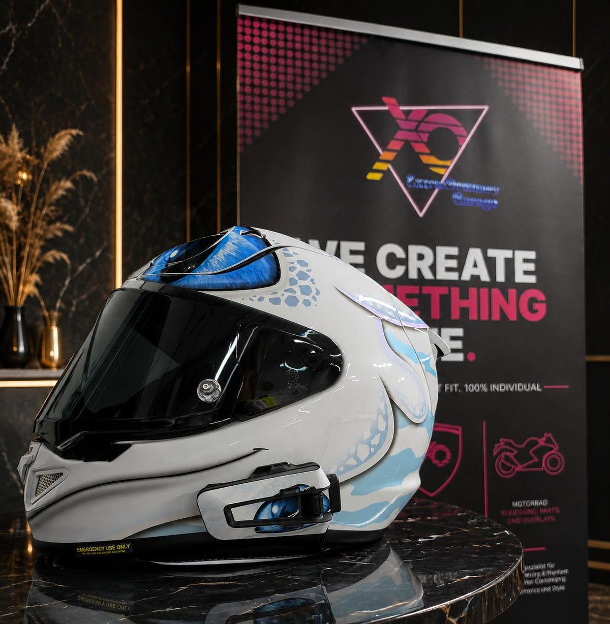 Custom Skin für Cardo Packtalk Edge – eigenes Design möglich