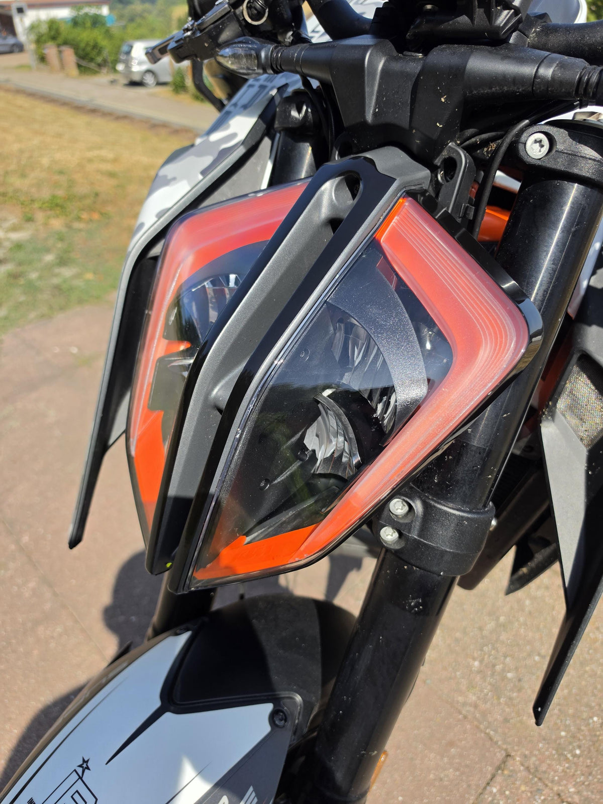 KTM 1290 Super Duke R 2.0 Scheinwerfer-Aufkleber Front (2017–2019)
