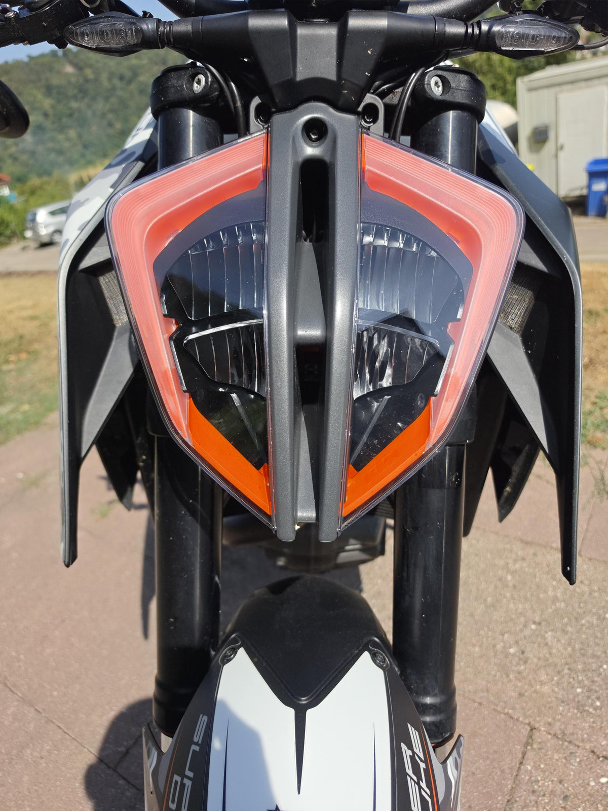 KTM 1290 Super Duke R 2.0 Scheinwerfer-Aufkleber Front (2017–2019)