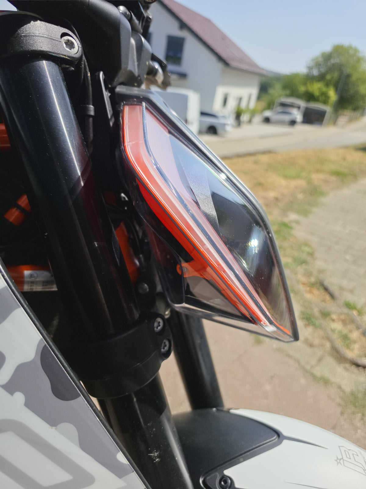 KTM 1290 Super Duke R 2.0 Scheinwerfer-Aufkleber Seiten (2017–2019)