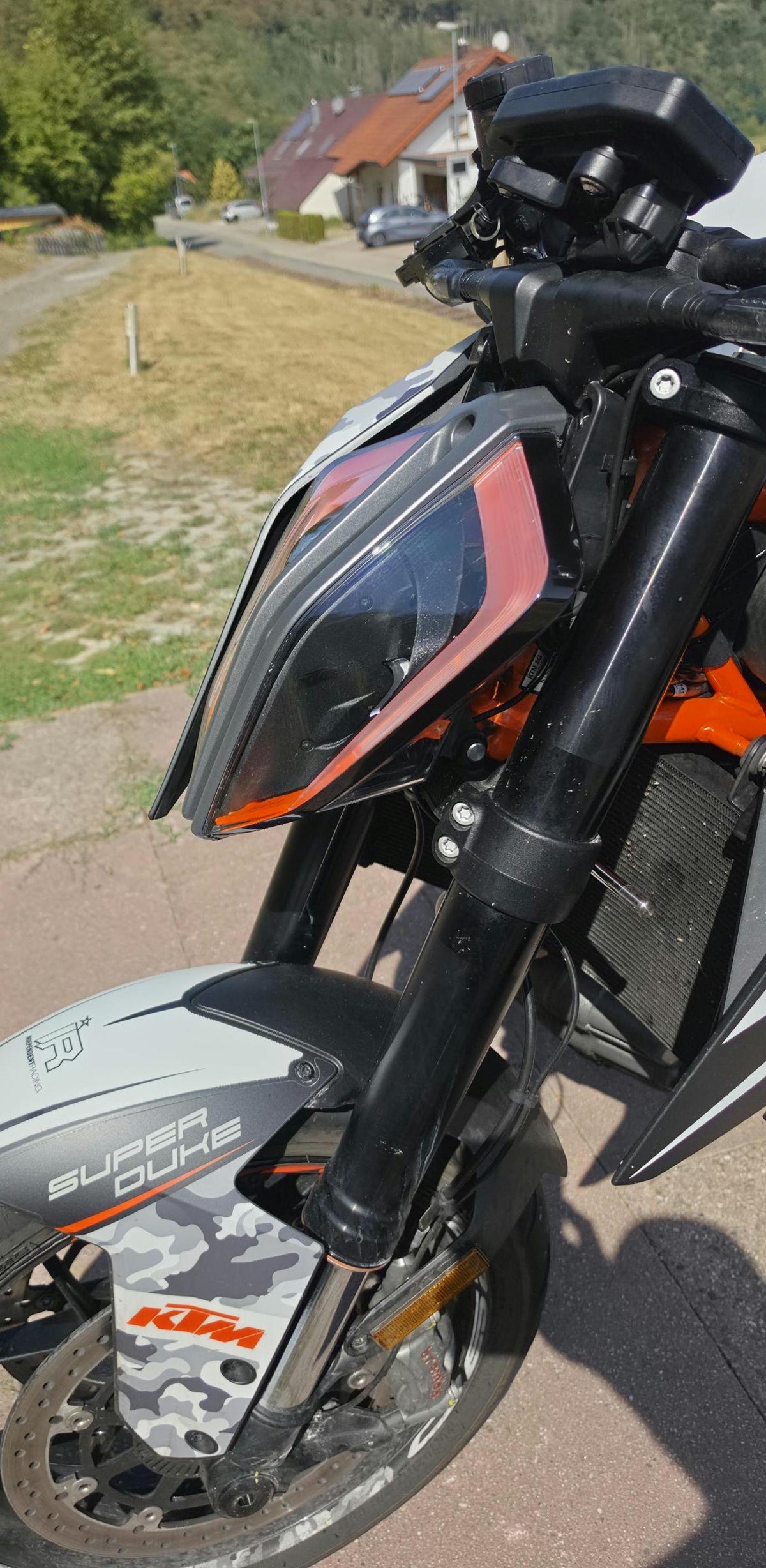 KTM 1290 Super Duke R 2.0 Scheinwerfer-Aufkleber Seiten (2017–2019)
